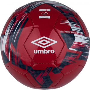 Umbro NEO TRAINER MINIBALL Mini fotbalový míč, Vínová,Bílá,Tmavě modrá, velikost