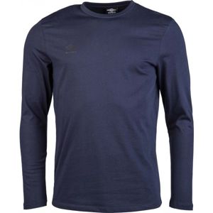 Umbro LONG SLEEVE TOP tmavě modrá XL - Pánské triko