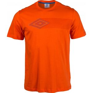 Umbro GRAPHIC TEE 01 oranžová M - Pánské tričko