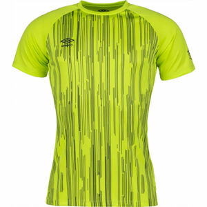 Umbro PRO TRAINING STRIKE GRAPHIC JERSEY Sportovní triko, Světle zelená,Tmavě šedá, velikost L