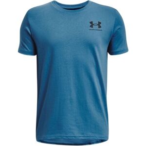 Under Armour SPORTSTYLE LEFT CHEST Chlapecké tričko s krátkým rukávem, modrá, velikost XL