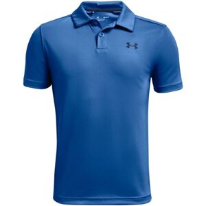 Under Armour PERFORMANCE POLO Chlapecké golfové triko, modrá, velikost XL