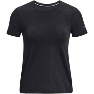 Under Armour SEAMLESS STRIDE Dámské sportovní  tričko s krátkým rukávem, černá, veľkosť XS