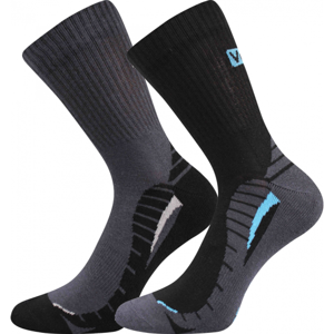 Voxx TIM Ponožky, Černá,Tmavě šedá,Světle modrá, velikost 26-28