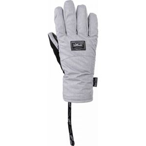 Willard CAPRICE Dámské lyžařské rukavice, Šedá,Bílá,Černá, velikost S