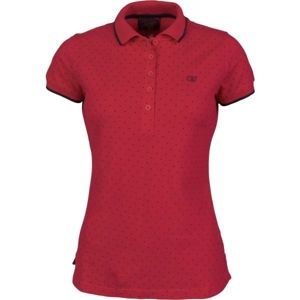 Willard MELANY červená L - Dámské tričko s límečkem