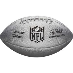 Wilson DUKE METALLIC EDITION OS FB SILVER Míč na americký fotbal, stříbrná, velikost UNI