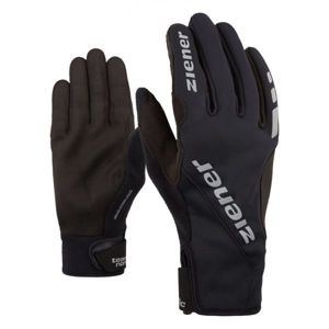 Ziener UMANI GWS PR BLACK - Běžecké rukavice